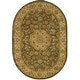 preview thumbnail 32 of 35, SAFAVIEH Heritage Carley Hand-tufted Wool Oriental Area Rug 4'6" x 6'6" Oval - Green/Taupe - Oval