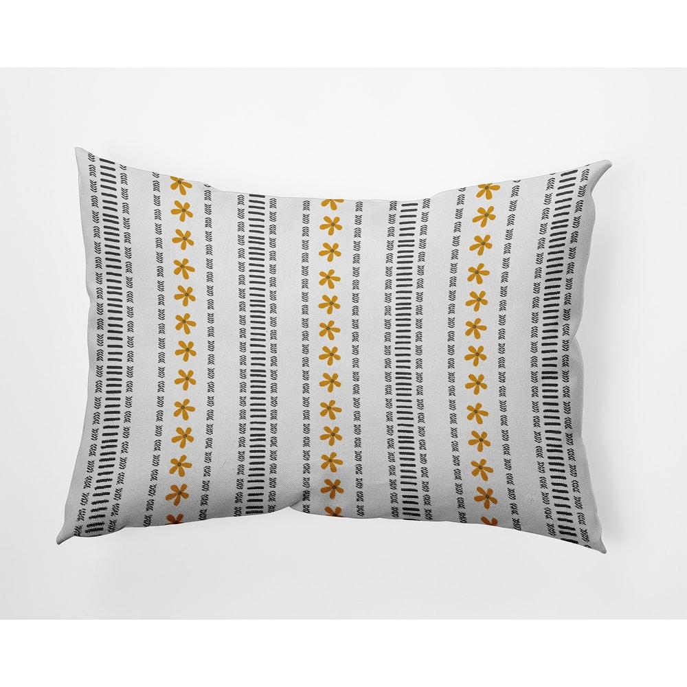 Dainty Stripes Indoor/Outdoor Throw Pillow