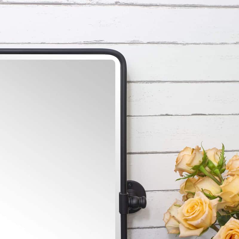 Woodvale Rectangle Metal Wall Mirrors