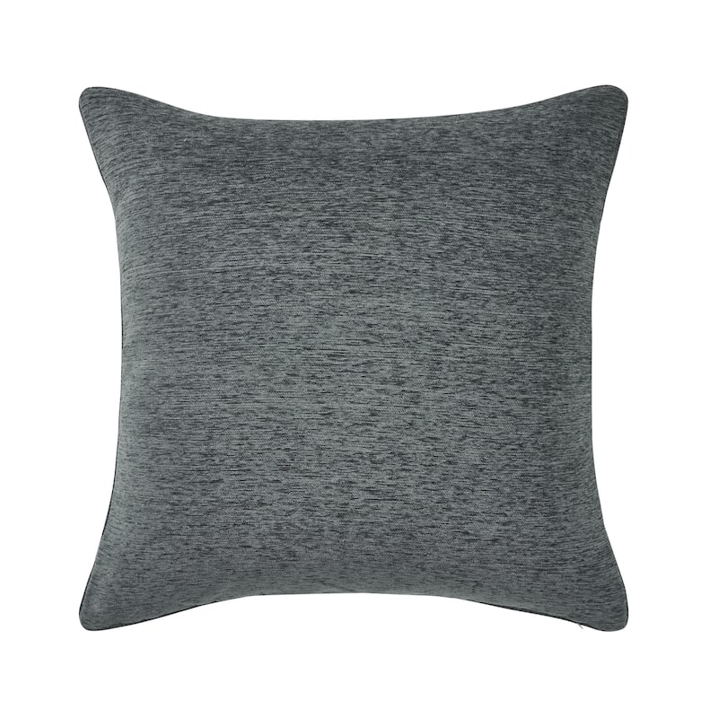 Parallel Euro Sham - Slate - Euro Square
