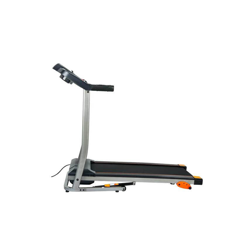 2.5HP 12KM/H Folding Treadmill, 4 Incline Levels, 12 Preset or Adjustable Programs