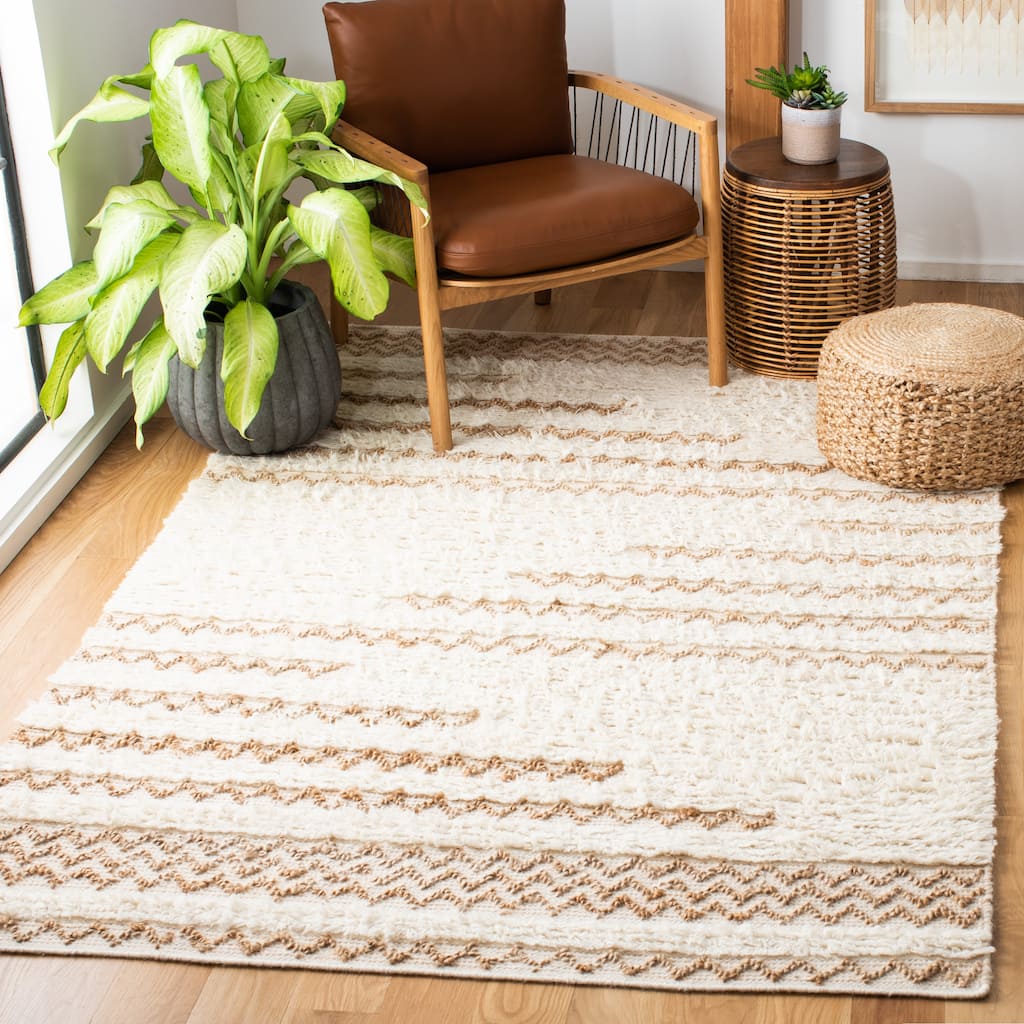 SAFAVIEH Handmade Natura Siemone Casual Wool Rug