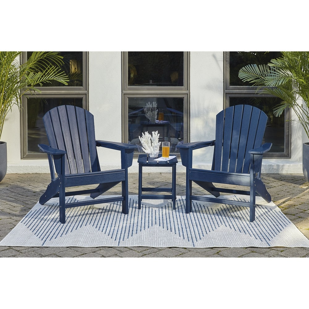 Signature Design by Ashley Sundown Treasure 3-Piece Outdoor Seating Package - 32"W x 33"D x 38"H