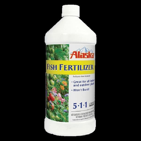 Alaska 100099247 Fish Emulsion Fertilizer Concentrate, 1 Qt, 5-1-1 - On  Sale - Bed Bath & Beyond - 25543065