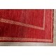 preview thumbnail 9 of 15, Modern Gabbeh Kashkoli Area Rug Wool Handmade Oriental Carpet - 5'6" x 8'2"