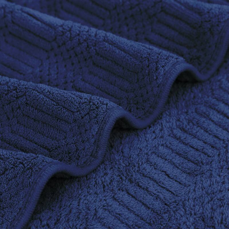 2 Pack Premium Jacquard Fleece Bath Towel, Velvet Highly Absorbent Towels 30"x60"