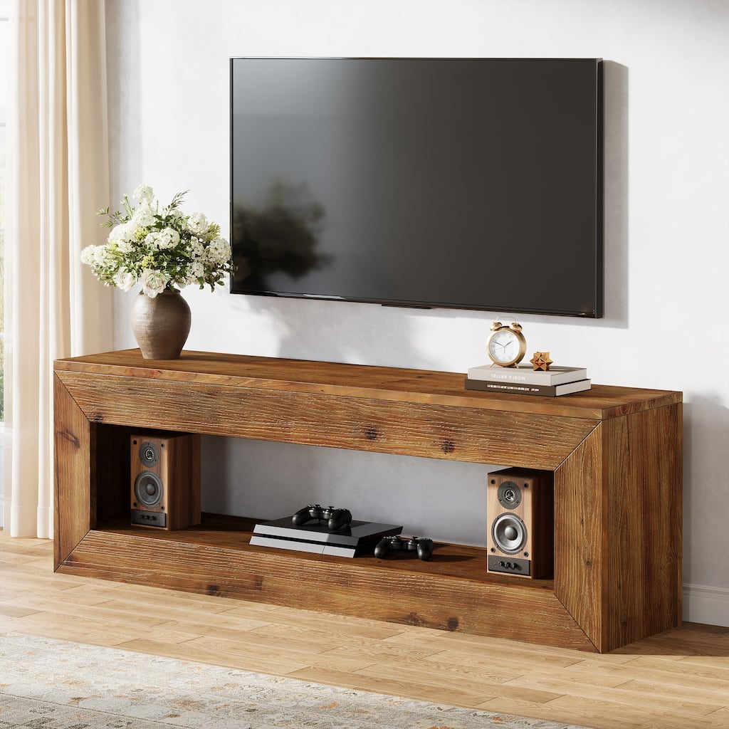 47" Solid Wood TV Stand for 32/43/55" TVs