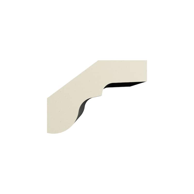 1"H x 3/4"P x 1 1/4"F x 96"L Marcus Crown Moulding - 1-Pack