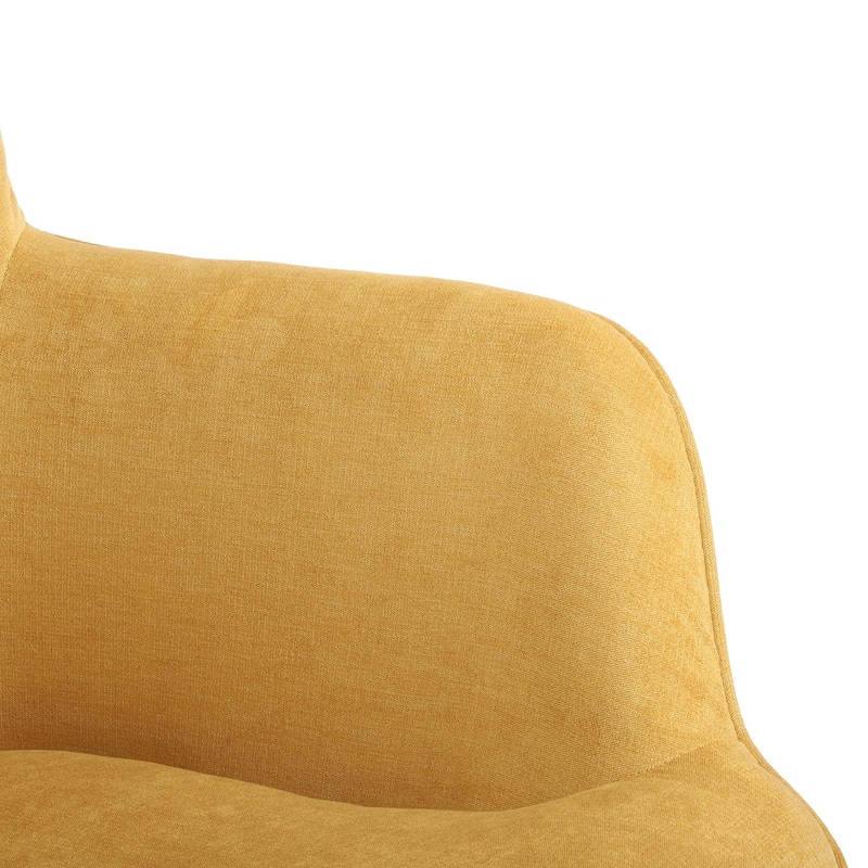 Velvet Rocking Chair Upholstered Recliner Comfy Accent Chair
