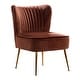 preview thumbnail 47 of 85, Haven Contemporary Velvet Upholstered Accent Chair