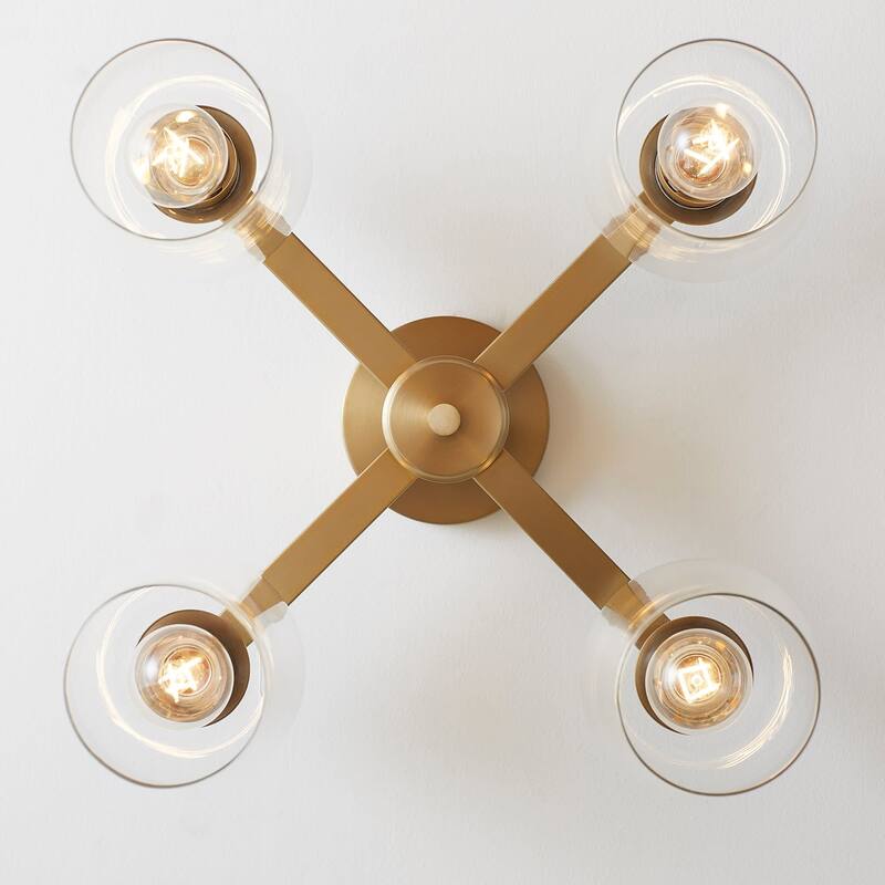 Quorum International 358-4 Veno 4 Light 22" Wide Semi-flush Ceiling