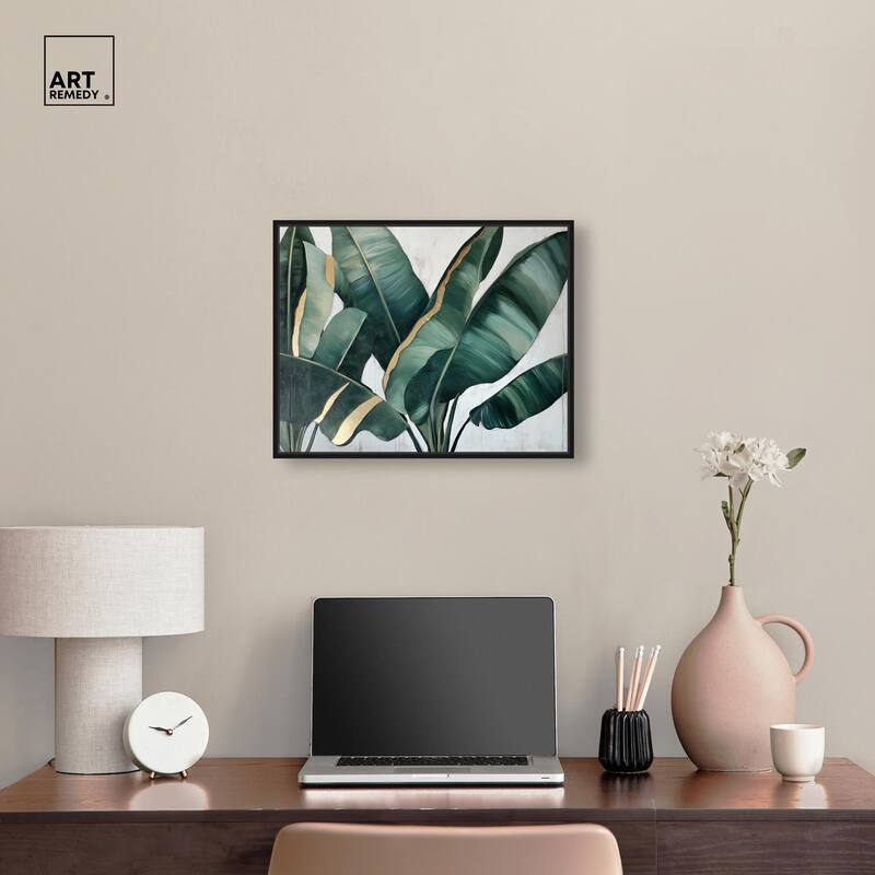 Jungle Jewel Jade I Canvas by Art Remedy