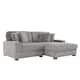 118.4"W Plush Modular Sectional Sofa with Pillows