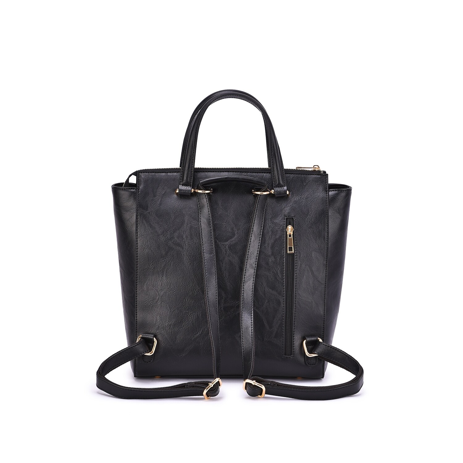 Mellow World Black Backpack Bag Tote‎ Purse Judy Convertible Hobo / Backpack main image 2
