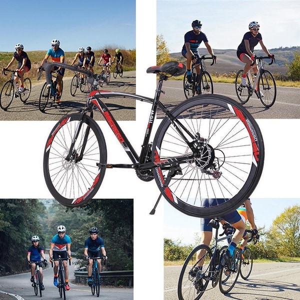 Begasso Simanos Full Suspension Road Bike 21 Speed Disc Brakes 700c L67xH38.2in Bed Bath Beyond 35234813