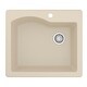 preview thumbnail 47 of 59, Karran Drop-In Quartz Composite 25 in. Single Bowl Kitchen Sink Kit