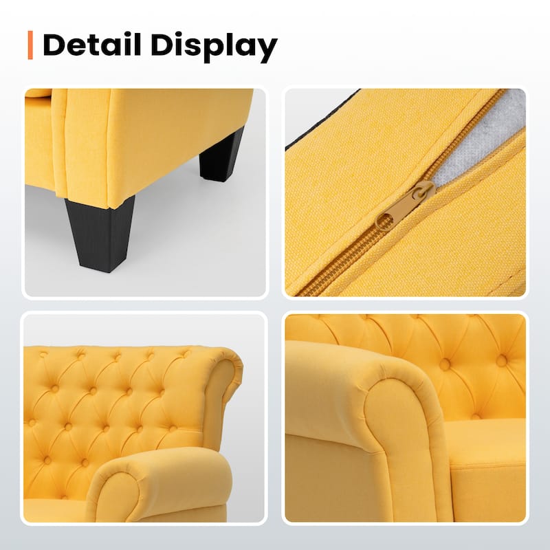 VredHom Accent Chair Club Chair Single Sofa Armchair - 32.08'' L x 32.67 '' W x 32.87 '' H