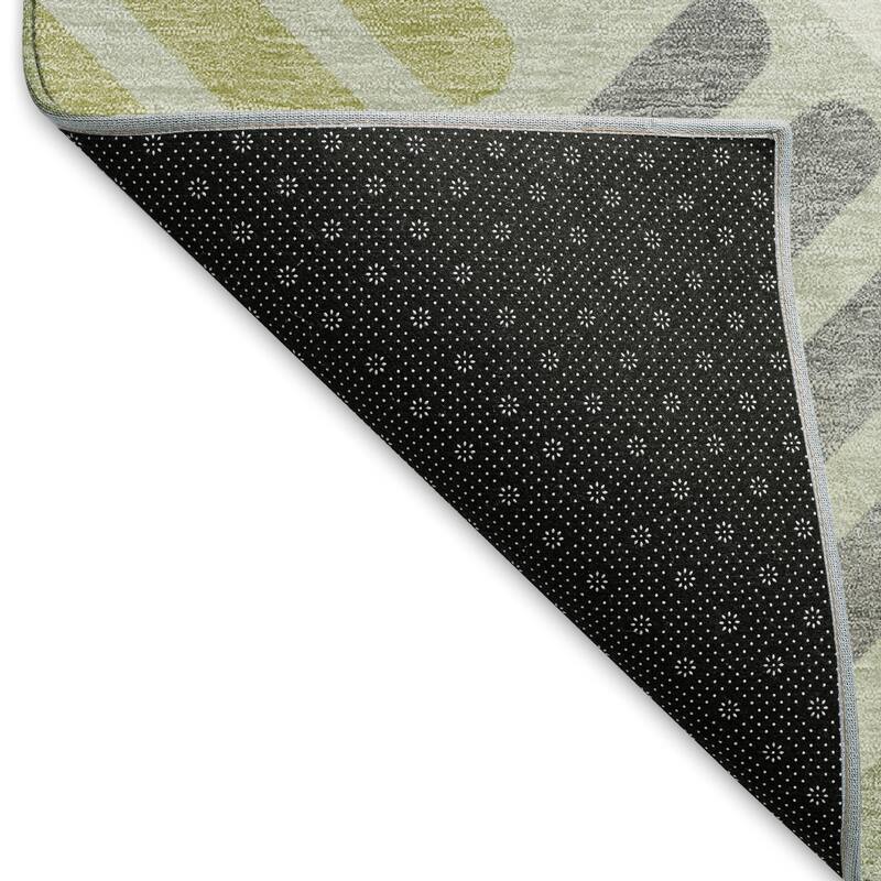 Machine Washable Indoor/ Outdoor Modern Weave Chantille Rug