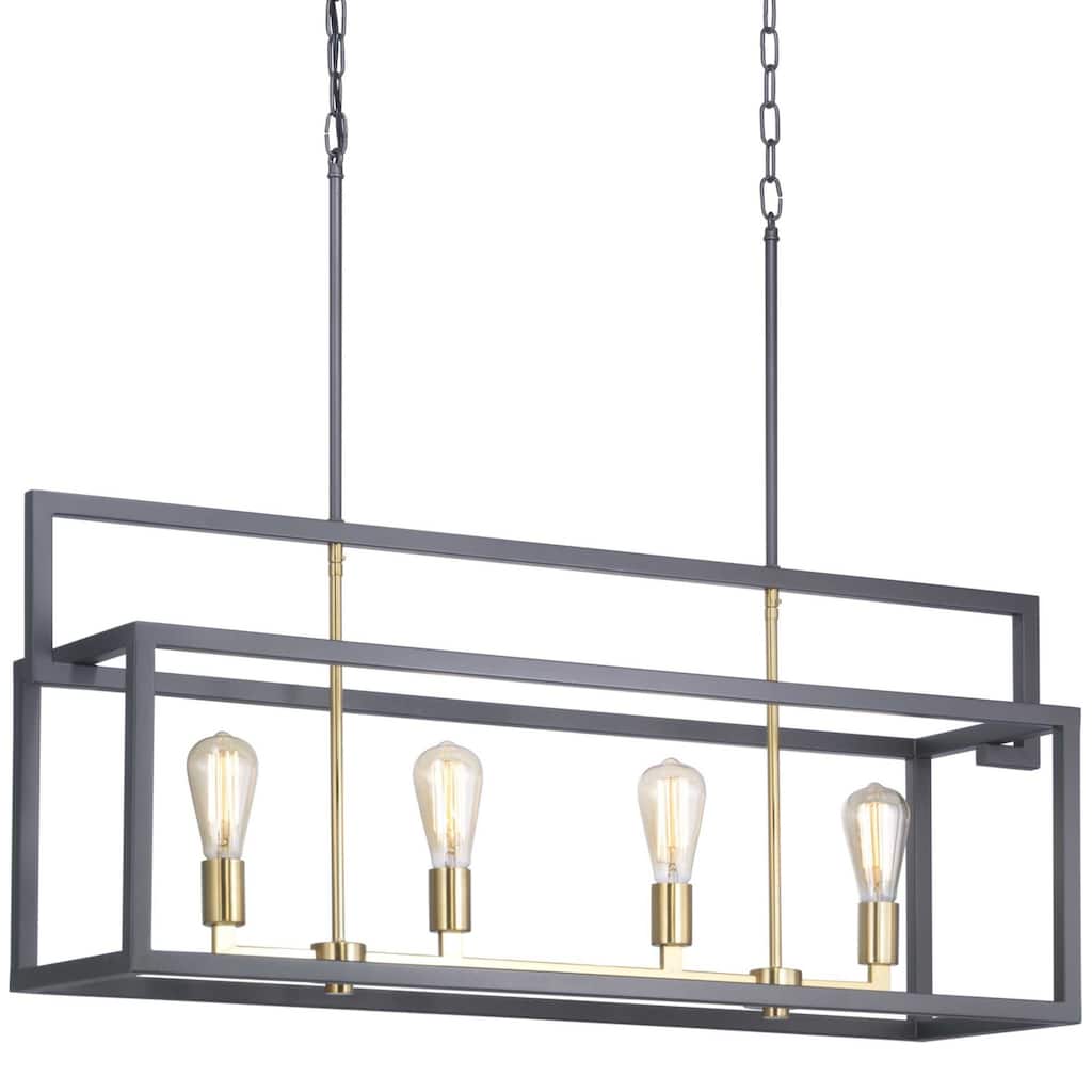 Progress Lighting Blakely 4 Light 41" Wide Linear Chandelier