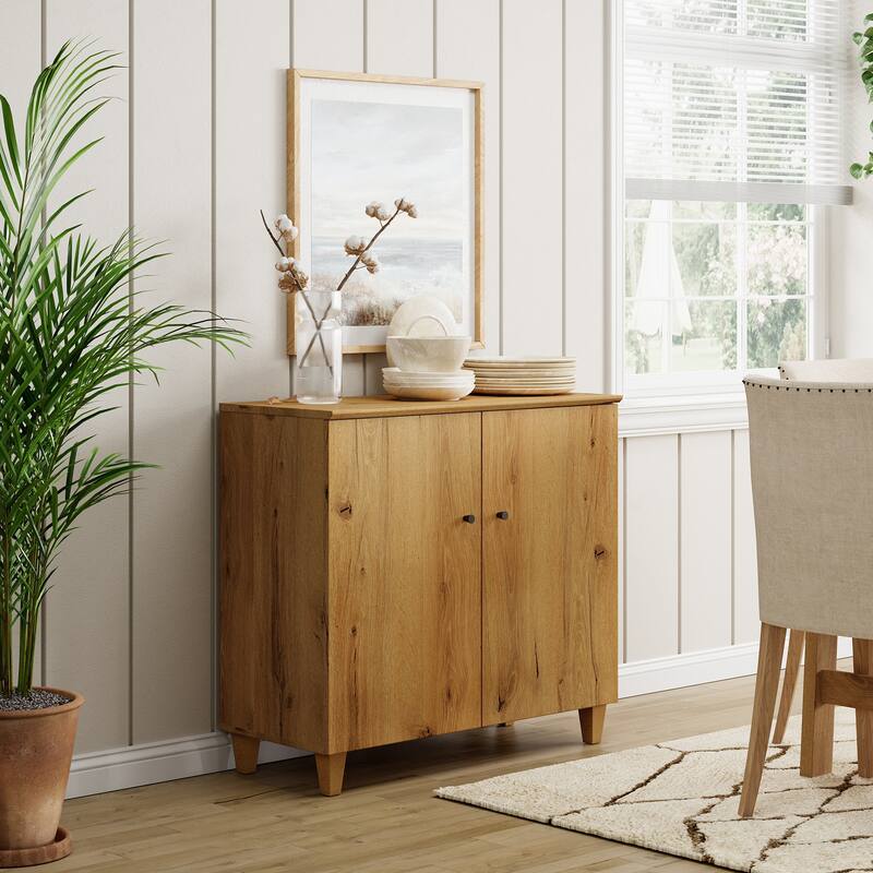 Sideboards Buffet Cabinets with Doors for Dining Room, 32.4"H