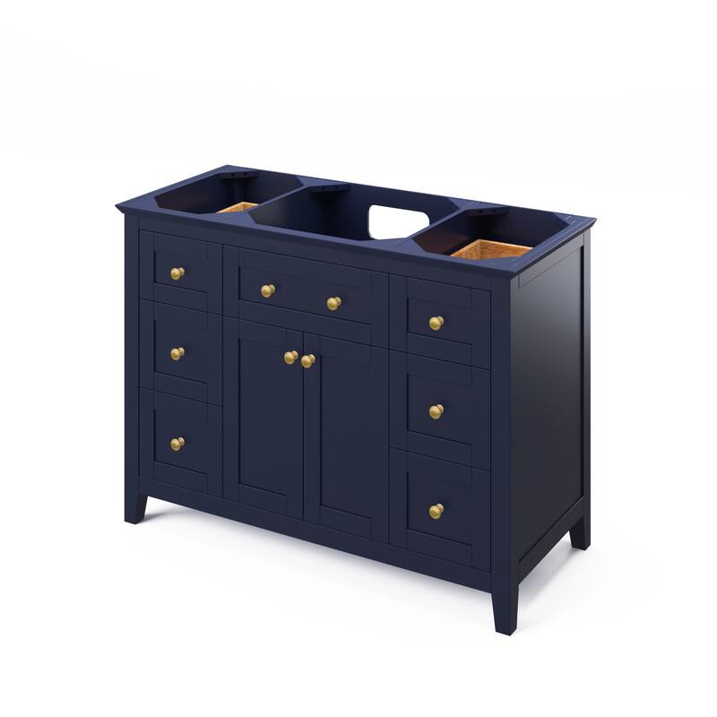 Jeffrey Alexander VN2CHA-48-NT Chatham 48" Single Free Standing Vanity - Hale Blue - Painted