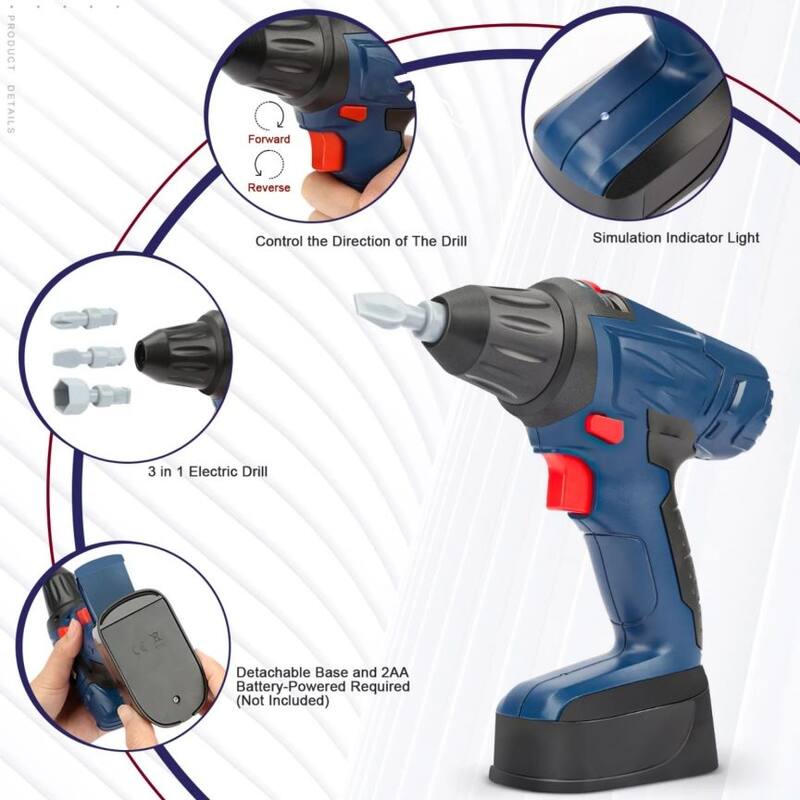 Kids Tool Set 52Pcs Pretend Play Tools Kit