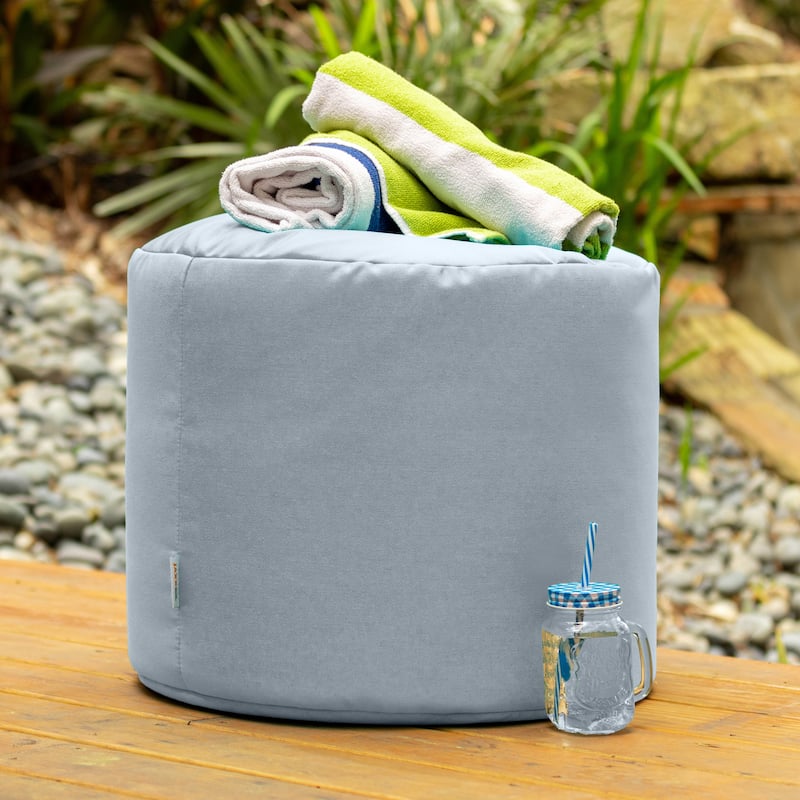 Jaxx Sunbrella Patio Bean Bag Pouf Ottoman
