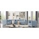 preview thumbnail 9 of 21, Silver Orchid Kovanko Velvet Upholstered Sofa