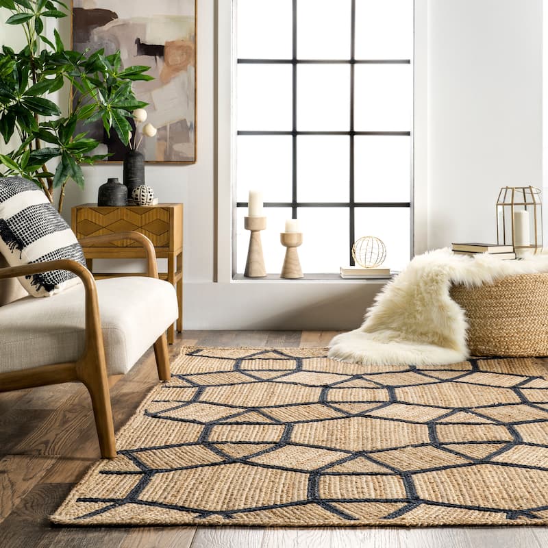 Nuloom Rozalia Jewel Jute Area Rug