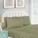﻿Superior 1200 Thread Count Egyptian Cotton Solid Bed Sheet Set - California King - Sage