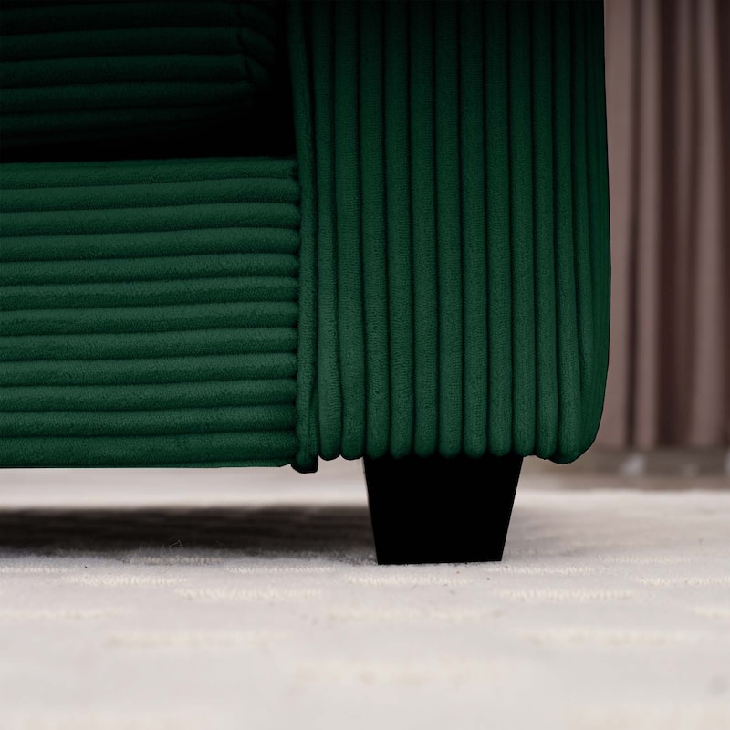 Corduroy Cloud Upholstered Modular Sectional Sofa, Free Combination