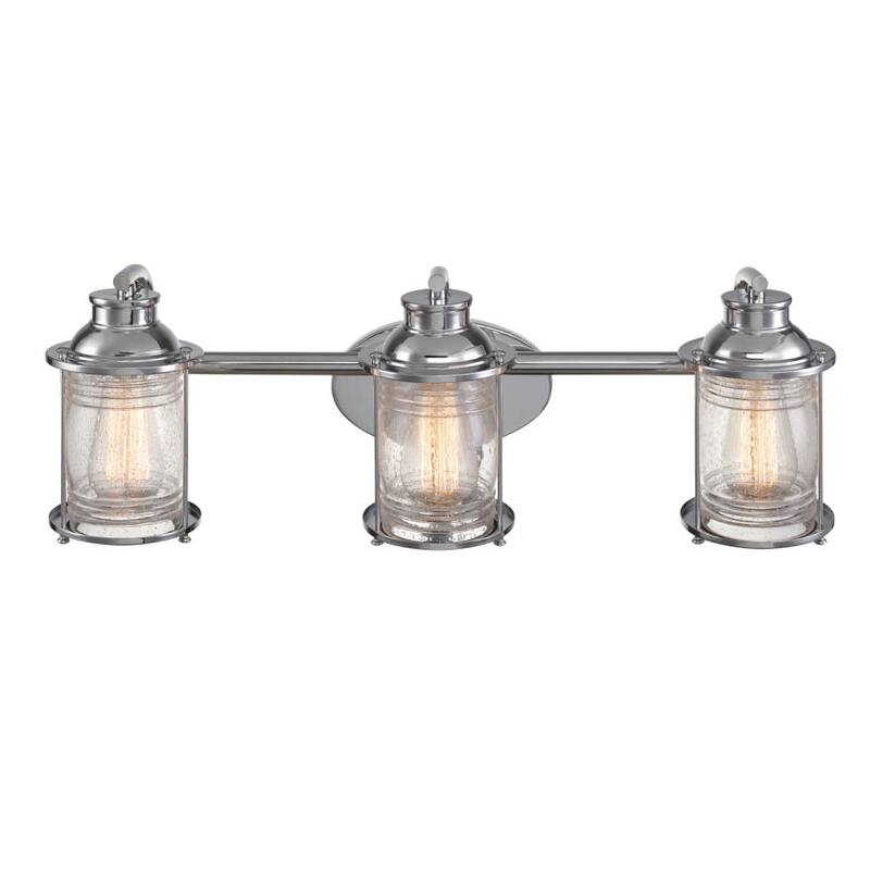 Globe Electric Melo 3 Light 24" Wide Vanity Light - Chrome
