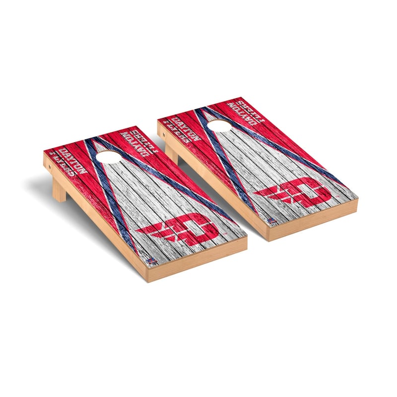 Dayton Flyers 2x4 Pro Cornhole Boards - V7 - Include Team Bags + Carry Case