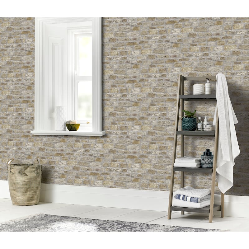 Arthouse Country Stone Wallpaper