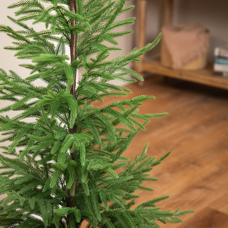 Medium Norfolk Pine Artificial Potted Christmas Tree