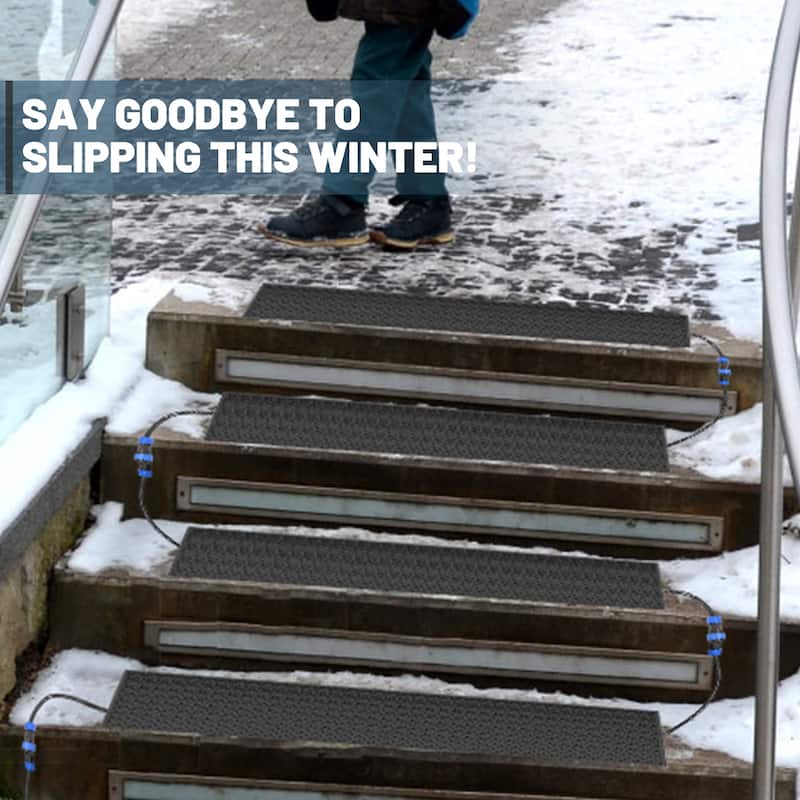 DoCred Heated Snow Melting Mat for Decks and Sidewalks