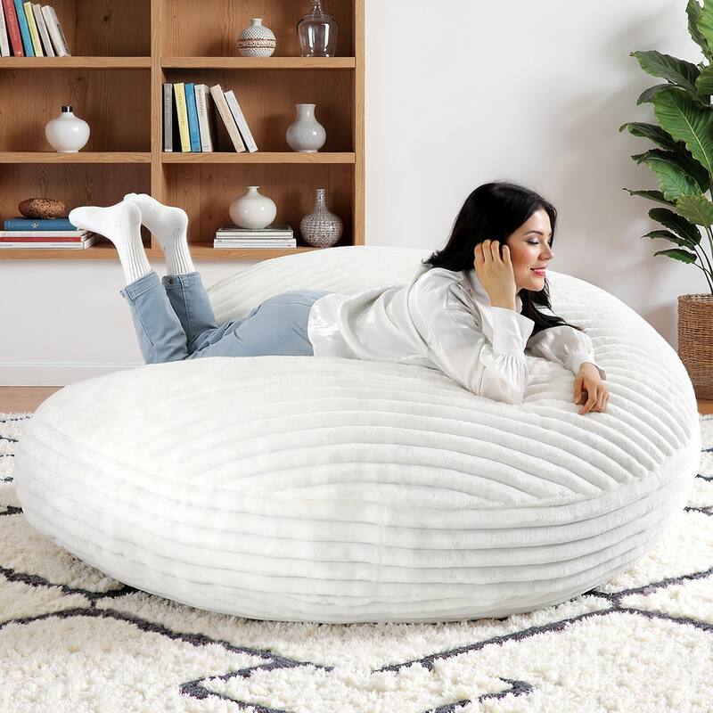 Oversized Bean Bag Chair Bean Bag Bed for Adults & Convertible