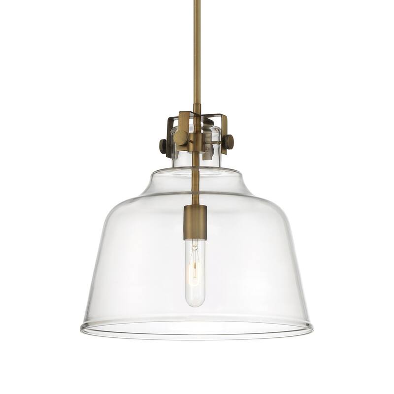 Designers Fountain D246M-15P Porter 15" Wide Pendant - Old Satin Brass