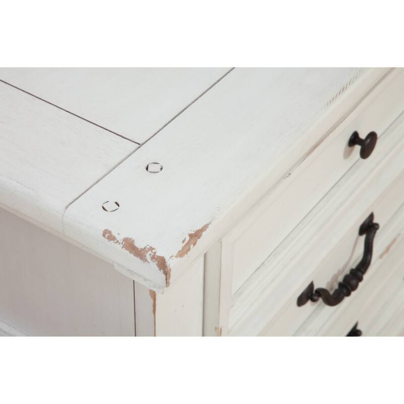 Lakewood Distressed Wood Dresser with Optional Mirror