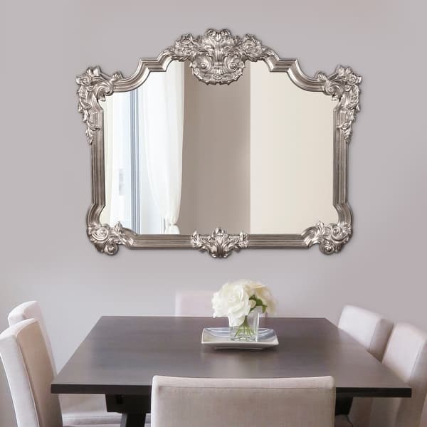 slide 1 of 4, Brighton Bright Silver Leaf Mirror