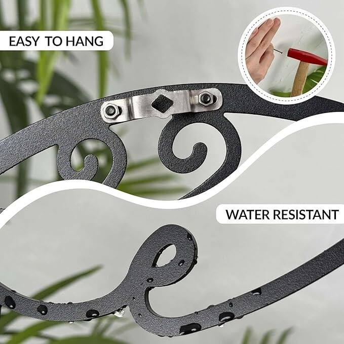 Nice Butt Metal Wall Decor - Funny Bathroom Wall Art,