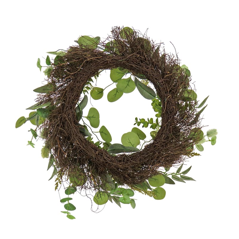 National Tree Company 22 inch Artificial Spring Wreath, Realistic Decoration for Front Door or Indoor Décor