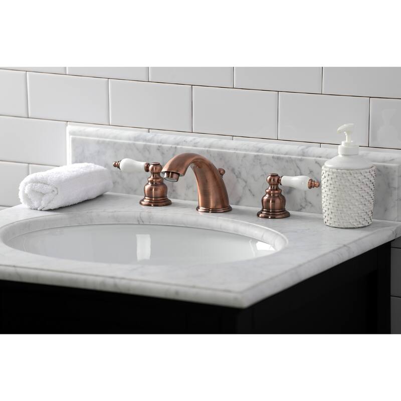 Magellan Widespread Bathroom Faucet with Retail Pop-Up in Antique Copper