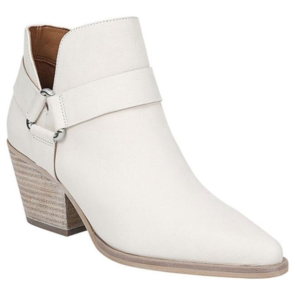 franco sarto white booties