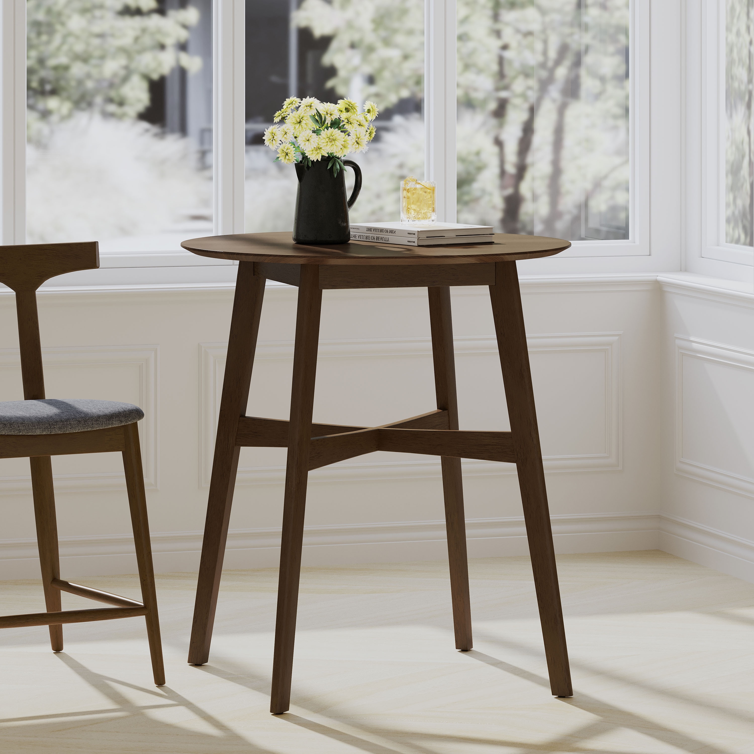 Mid century modern bar table sales