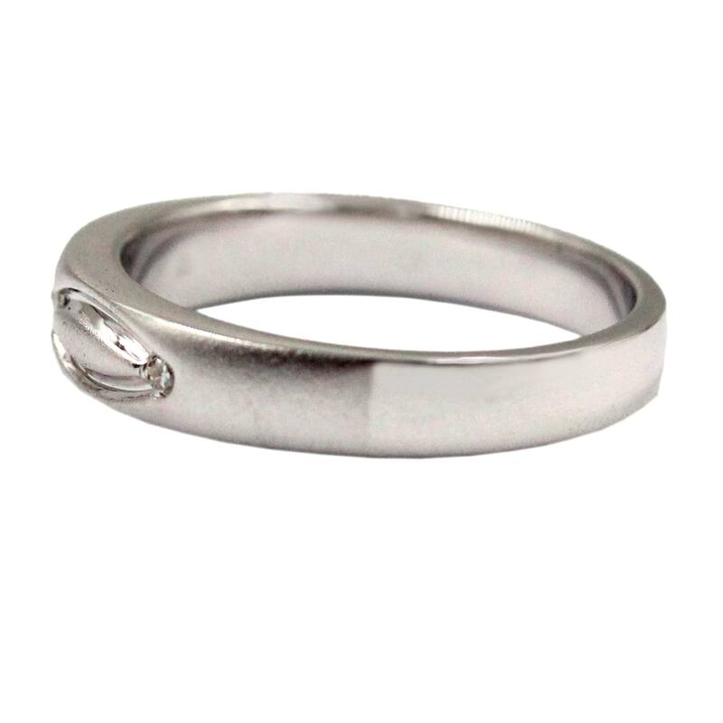 925 Sterling Silver Diamond Band Ring