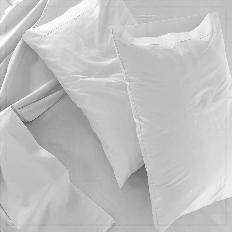 Organic Cotton Wrinkle Resistant Pillow Case Pair 20" X 32"