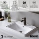 preview thumbnail 8 of 20, Karran Randburg KBF520 Single-Handle Single Hole Basin Bathroom Faucet with Matching Pop-up Drain