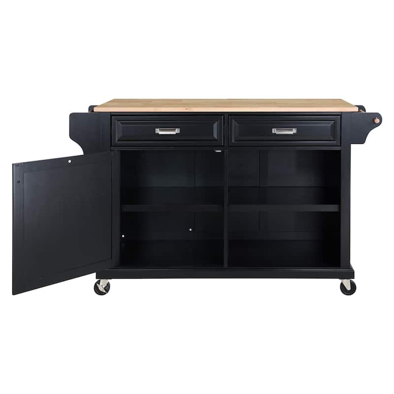Kitchen Island Cart/Utility Storage Trolley with Storage Drawers