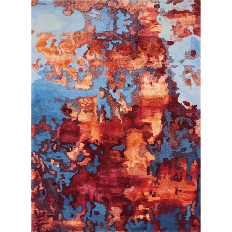 Nourison Hand-tufted Prismatic Modern Abstract Area Rug